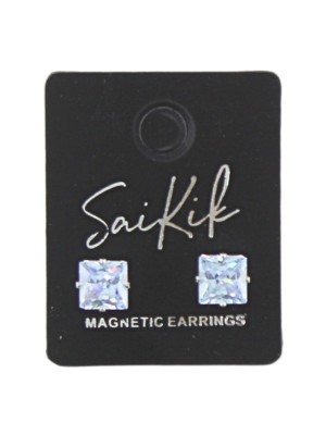 SaiKik Square Magnetic Earrings - 8mm