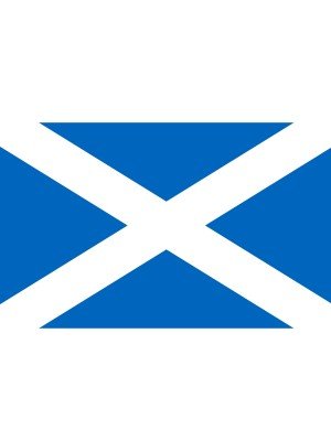 Scotland Flag (St. Andrew's Cross) - 5ft x 3ft 