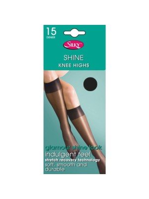 Silky's 15 Denier Super Shine Knee Highs - One Size