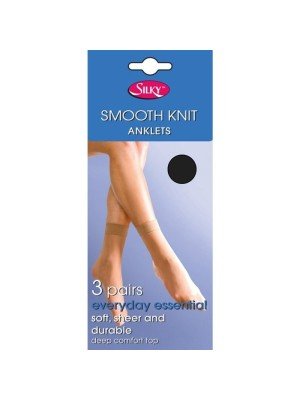 Silky's Smooth Knit Anklets (One Size)