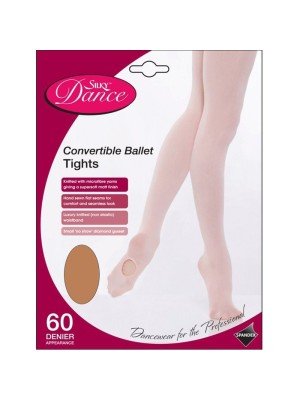 Silky's Adults 60 Denier Convertible Ballet Tights - Tan 