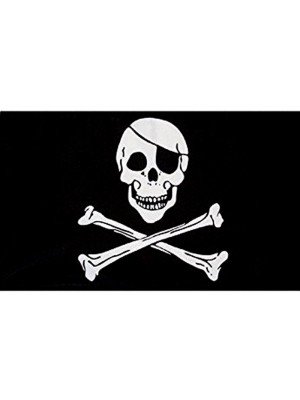Skull & Crossbones Flag - 5ft x 3ft