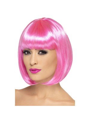 Smiffys Partyrama Party Wig - Pink
