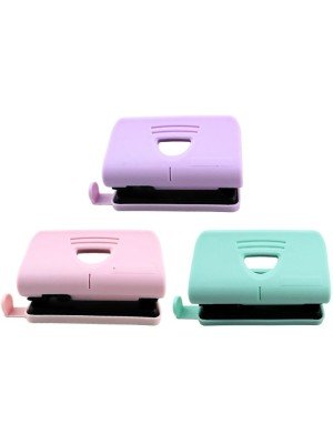 Soft Feel Hole Punch Pastel - Assorted