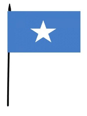 Somalia Table Flag Small - 6" x 4"