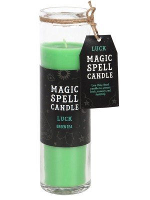 Wholesale Green Tea "Luck" Spell Tube Candle