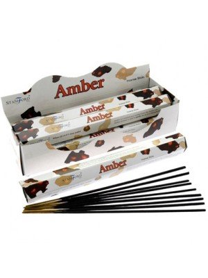 Wholesale Stamford Hex Incense Sticks - Amber 