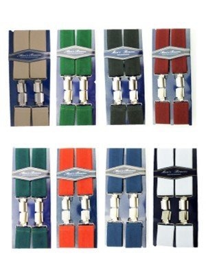 Starter Pack Men's 35mm Plain Boxed Braces Assortment 