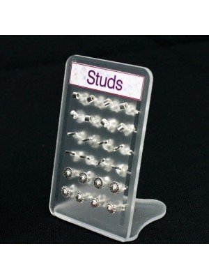 Sterling Silver Ear Studs -  Assorted Design