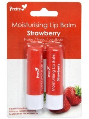 Wholesale Pretty Moisturizing Lip Balm - Strawberry 