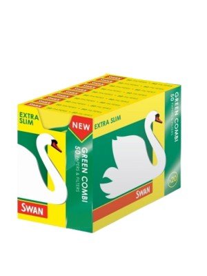 Wholesale Swan Extra Slim Green Combi Filter Tips