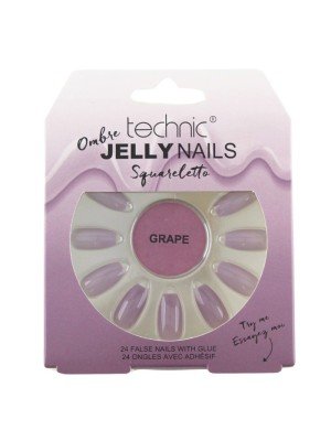 Technic Ombre Jelly Nails Squareletto - Grape 