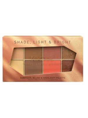 Technic Shade, Light & Bright Contour, Blush & Highlight Palette