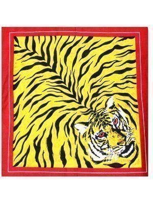 Tiger Print Bandana