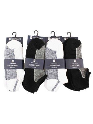 Wholesale Tom Franks Mens 3 Pack Cotton Rich Socks(7-11)- Assorted Colours
