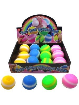 Wholesale Two-Tone Squeeze Balls 