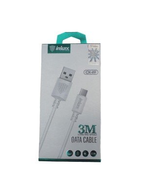 Inkax Super Speed USB Type C Cable- 3 Metres 