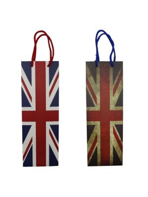 Wholesale Union Jack Design Bottle Bags - Assorted Designs 