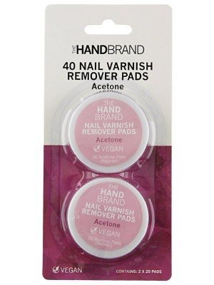 Wholesale The Hand Brand Nail Varnish Remover Pads- Acetone 