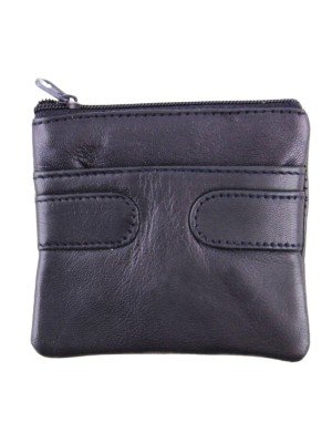 Wholesale Genuine Leather 2 Compartments Coin Purse 