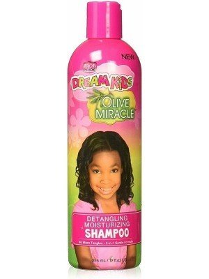 African Pride Dream Kids Olive Miracle Detangling Moisturizing Shampoo- (355 ml) 