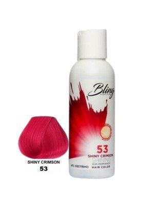 Bling Shining Semi-Permanent Hair Dye- Shiny Crimson (53) 