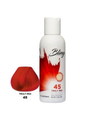 Bling Shining Semi-Permanent Hair Dye-Truly Red (45) 