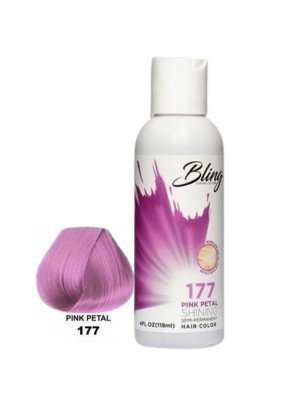 Bling Shining Semi-Permanent Hair Dye- Pink Petal (177) 
