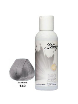 Bling Shining Semi-Permanent Hair Dye- Titanium (140)