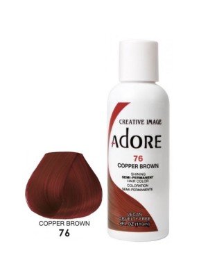 Wholesale Adore Semi-Permanent Hair Dye- Copper Brown (76)