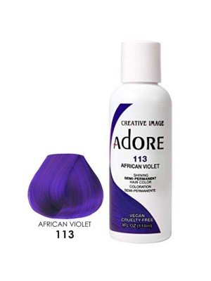 Wholesale Adore Semi-Permanent Hair Dye- African Violet (113) 