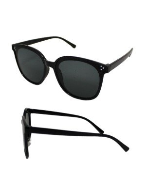 Ladies Cat's Eyes With 3 Dots Design Sunglasses 