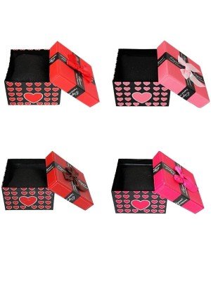 Wholesale 'Elegant Fashion Watches' Watch Box With Cushion- Assorted Colours 
