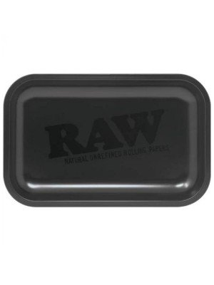 Wholesale RAW Black Metal Tray 27.5cm x 17.5 cm