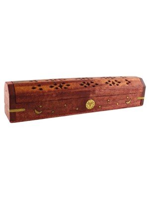 Wooden Incense Holder Storage Box