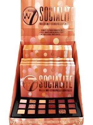 Wholesale W7 Eyeshadow - Socialite Pressed Pigment Palette 