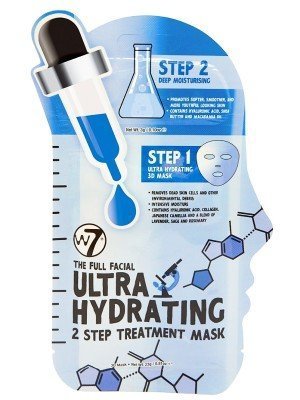 Wholesale W7 The Full Facial Ultra Hydrating 2 Step Treatment Mask
