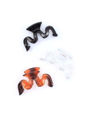 Waved Style Plastic Clamp - 9cm 