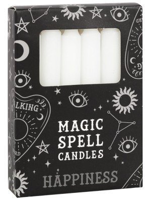 White Magic Spell Candles - Happiness(Pack of 12)