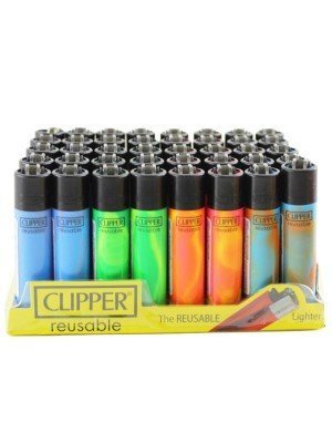 Wholesale Clipper "Nebula Mix 2" Lighter - Assorted 
