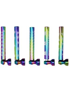 Wholesale D&K Rainbow Design Glass Pipes - Assorted (9cm)
