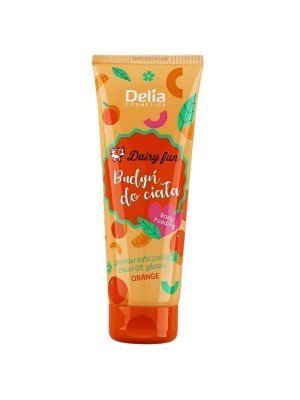 Wholesale Delia Dairy Fun Body Pudding - Orange 