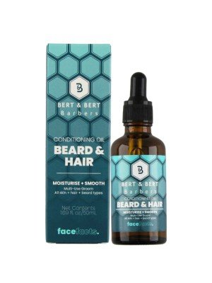 Wholesale Face Fact Bert & Bert Barbers Conditioning Oil For Beard & Hair 