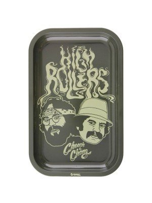 Wholesale G-Rollz Medium Metal R-Tray - Cheech Hi Roller (28 x 18 cm)