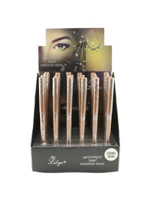 Wholesale Lilyz Waterproof Twist Eyebrow Pencil - Caramel Brown