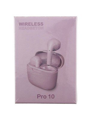 Wholesale Pro 10 Wireless Earphones - Pink 