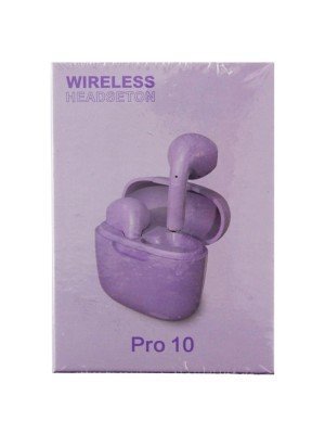 Wholesale Pro 10 Wireless Earphones - Purple 