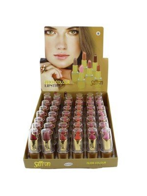 Wholesale Saffron Lipsticks - Nude Matte Finish (Tray B)