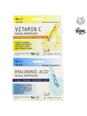 Wholesale Skin Treats Vitamin C & Hyaluronic Acid Facial Ampoules 