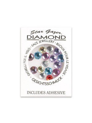 Wholesale Stargazer Diamond Face Jewellery -  Pastel Diamonds